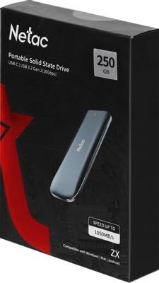 その他 SSD 250G Netac Zx Netac ZX 250GB Gen Type-C External SSD