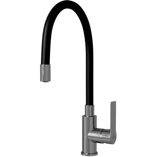Смеситель для кухни (мойки) MIXLINE Стандарт А 553221, черный [МЛ35-097/ML35-097]