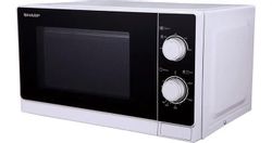 Микроволновая печь Sharp R-2000RW, 800Вт, 20л, белый/черный
