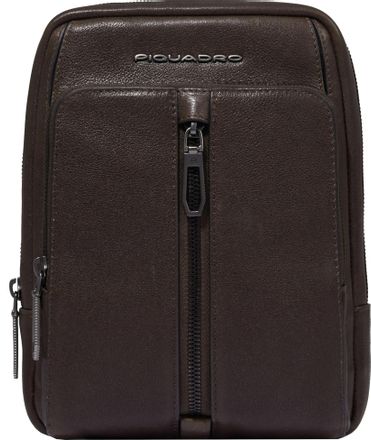 Сумка Piquadro Hedley, мужская, кожа натуральная, темно-коричневый [ca3084w130/tm]
