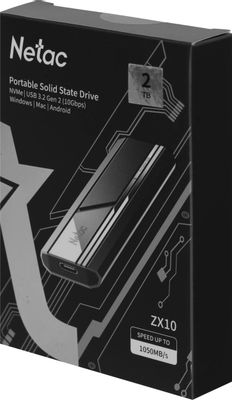 Netac ZX10 2TB 外付けSSD 美品 Netac ZX10 2TB 外付けSSD 美品 Netac ポータブル SSD 2TB Type C用 最大