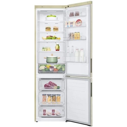 Холодильник двухкамерный LG GA-B509CEWL Total No Frost, инверторный, бежевый — цена и наличие Холодильник двухкамерный LG GA-B509CEWL Total No Frost, инверторный, бежевый