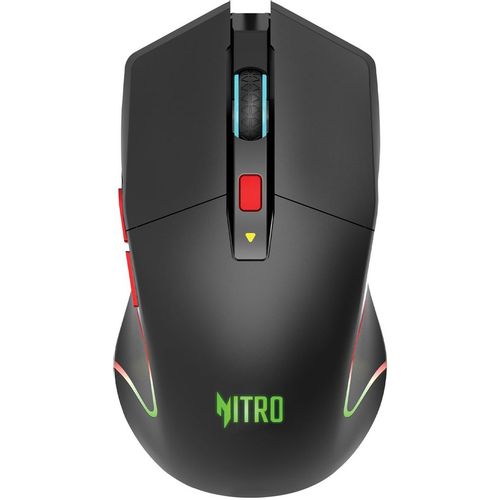 Мышь беспроводная Acer Nitro OMR304, игровая, Bluetooth/Радио, оптическая, USB, 3200dpi, черный [zl.mcecc.01z]