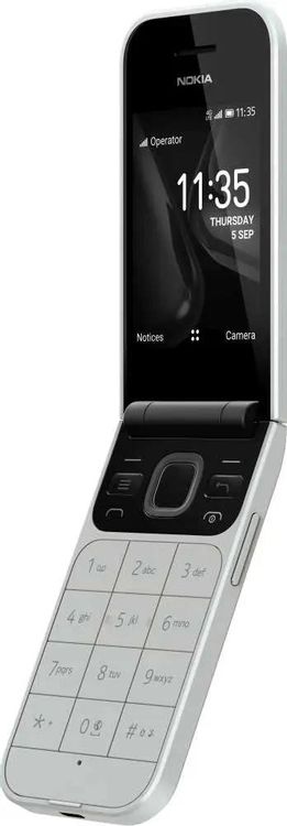 Сотовый телефон Nokia 2720 Flip Dual sim серый – купить в Ситилинк
