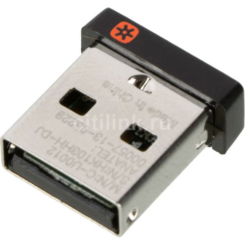 Ресивер USB Logitech Unifying черный [910-005931]