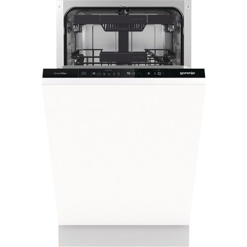 Встраиваемая посудомоечная машина Gorenje GV561D10, узкая, ширина 44.8см, полновстраиваемая, загрузка 11 комплектов