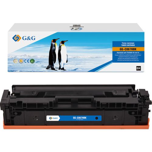 Картридж G&G GG-C067HBK, CRG067HBLK, черный / GG-C067HBK