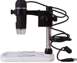 Микроскоп LEVENHUK DTX 90, цифровой, 10-300x, черный/серебристый
