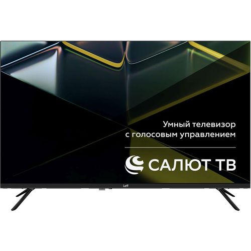 32" Телевизор LEFF 32H680T HD, СМАРТ ТВ, Салют ТВ, черный