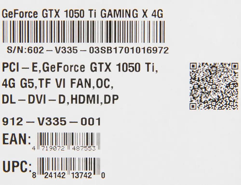 Gtx 1050 ti 4gb gaming top