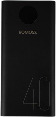 Внешний аккумулятор (Power Bank) Romoss PEA40,  40000мAч,  черный