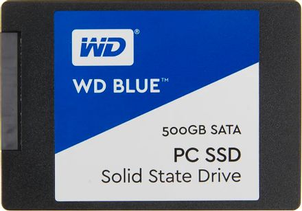 SSD накопитель WD Blue WDS500G1B0A 500ГБ, 2.5", SATA III