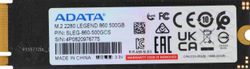 Изображение товара SSD A-DATA Legend 860 500 ГБ PCIe 4.0 NVMe M.2 2280 геймерский Изображение товара SSD A-DATA Legend 860 500 ГБ PCIe 4.0 NVMe M.2 2280 геймерский