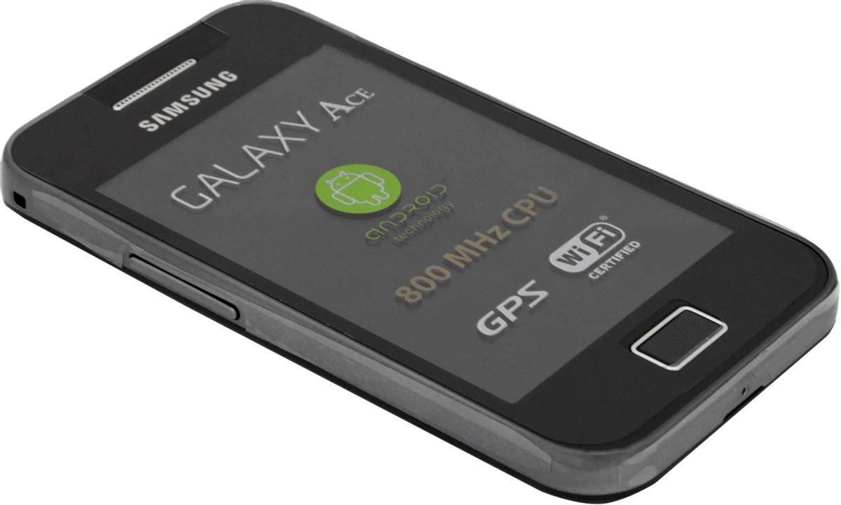 Характеристики Смартфон Samsung Galaxy Ace GT-S5830, черный (604415)  смотреть в СИТИЛИНК