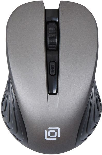 Мышь Oklick 545MW, оптическая, беспроводная, USB, черный и серый [368629]