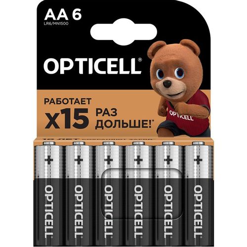 AA Батарейка OPTICELL Basic LR6, 6 шт.