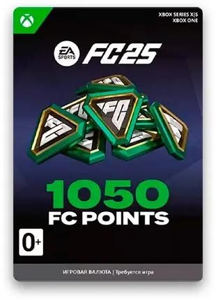 Пополнение игровой валюты Microsoft EA Sports FC 25 1050 Coins, регион: СНГ, Россия