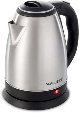 Чайник электрический Scarlett SC-EK21S26, 2л, металл/пластик