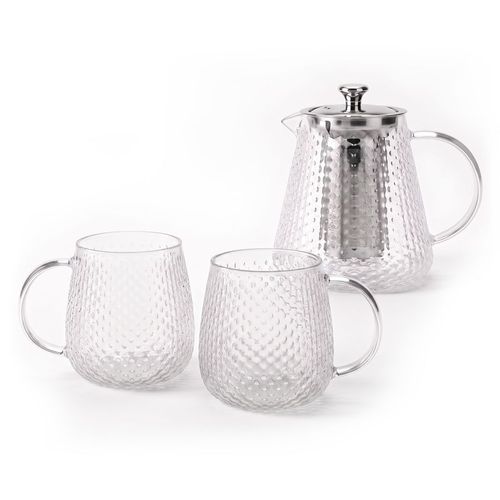 Заварочный чайник Rondell RainDrops RDS-2073, 0.85л, прозрачный