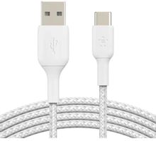Изображение товара Кабель Belkin CAB002bt3MWH, USB Type-C (m) - USB (m), 3м, белый Изображение товара Кабель Belkin CAB002bt3MWH, USB Type-C (m) - USB (m), 3м, белый