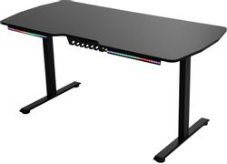 Стол игровой ZONE 51 Platform Ambilight 160, ЛДСП, черный