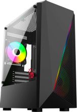 Корпус mATX BLOODY BD-CC102F,  черный