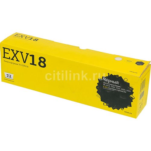 Картридж T2 TC-CEXV18, C-EXV18, черный / TC-CEXV18