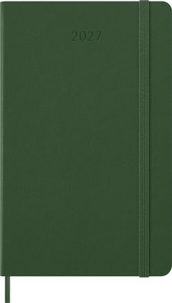 Еженедельник Moleskine Classic WKNT, датированный, 144стр., Large, зеленый