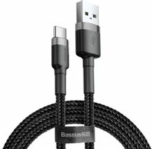 Изображение товара Кабель BASEUS Cafule USB Type-C - USB 2 м для быстрой зарядки и передачи данных Изображение товара Кабель BASEUS Cafule USB Type-C - USB 2 м для быстрой зарядки и передачи данных
