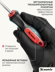 Набор отверток MATRIX Fusion, 6 предметов
