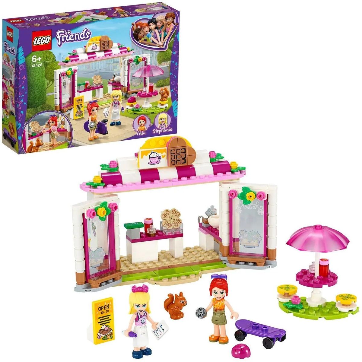 Конструктор Lego Friends Кафе в парке Хартлейк Сити, 41426 – купить в  Ситилинк | 1583891