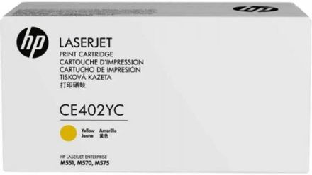 Картридж HP 507Y, желтый / CE402YC