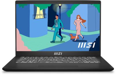 Ноутбук MSI Modern 14 C5M-012RU 9S7-14JK12-012, 14", IPS, AMD Ryzen 5 5625U 2.3ГГц, 6-ядерный, 16ГБ DDR4, 512ГБ SSD,  AMD Radeon, Windows 11 Home, черный