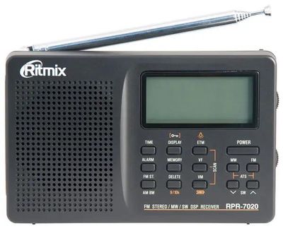 Радиоприемник портативный Ritmix RPR-7020 черный – купить в Ситилинк ...