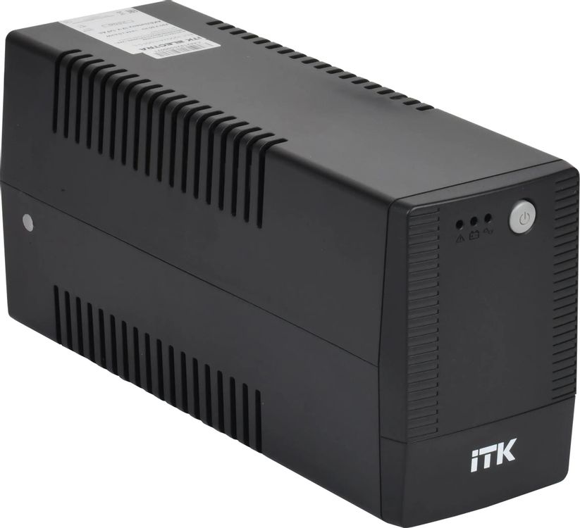 Источник бесперебойного питания ITK Electra EST-1000VA-1-001-S-L / 1000 ВА / 600 Вт / 2 x CEE 7 (евророзетка)