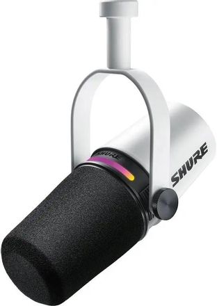 Микрофон SHURE MV7+-W, белый