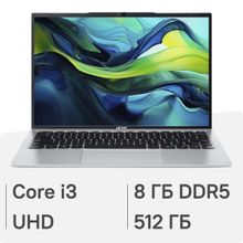 Изображение товара Ноутбук Acer Aspire L14 AL14-52M-35Z0 14 IPS Intel Core i3 8ГБ 512ГБ SSD