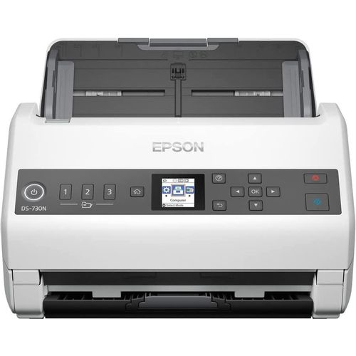 Сканер Epson WorkForce DS-730N белый [b11b259401/b11b259502]