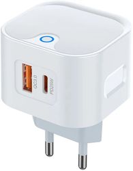 Изображение товара Сетевое зарядное устройство PERO ТС21W 25Вт с USB-C и USB-A