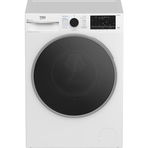 Стиральная машина Beko B3DFR57H23W, с фронтальной загрузкой, 7.5кг, 1200об/мин, с паром, с сушкой, инверторная