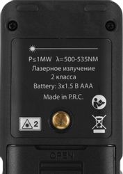 Лазерный дальномер RGK DL100G, 2 класс лазера, 535нм, луч зеленый