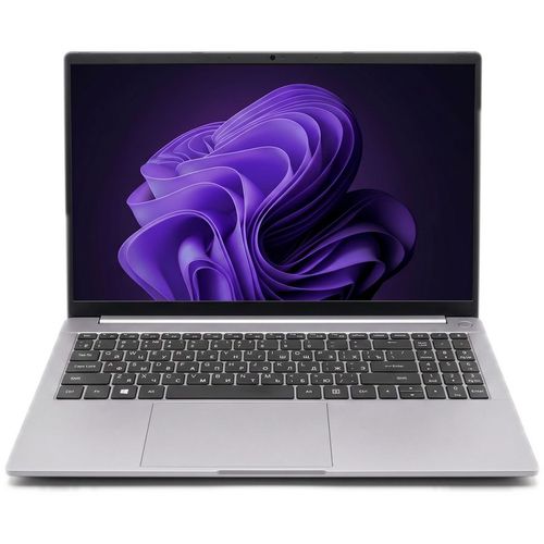 Ноутбук HIPER Factum W15D, 15.6", IPS, AMD Ryzen 5 7430U 2.3ГГц, 6-ядерный, 16ГБ DDR4, 256ГБ SSD, AMD Radeon Graphics, Windows 11 Pro, серый [fw15d-r5743r16n2w6wpg]