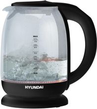 Характеристики Чайник электрический Hyundai HYK-S3809, 2200Вт, черный ...