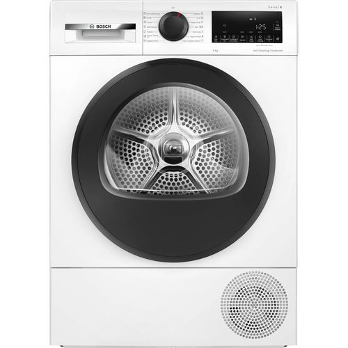 Сушильная машина Bosch Serie 6 WQG24501BY белый, с английской панелью управления