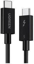 Изображение товара Кабель UGREEN USB Type-C (m) - USB Type-C (m) 1м 5A Thunderbolt 5 черный