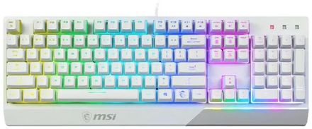 Клавиатура MSI Vigor GK30, проводная, USB, плунжерная, белый [s11-04ru304-cla]