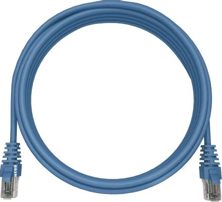 Патч-корд NTSS NTSS-PC-UTP-RJ45-5e-1.0-LSZH-BU, вилка RJ-45, вилка RJ-45, кат.5E, LSZH, 1м, синий