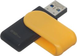 Флешка USB Kingston DataTraveler Exodia S 512ГБ, USB3.0, желтый и черный