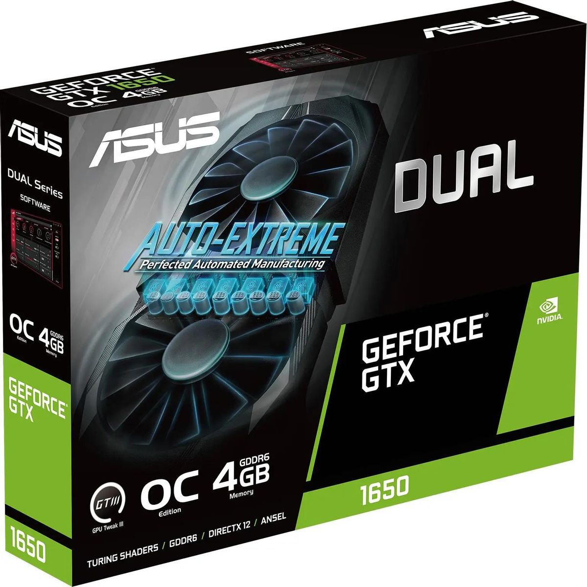 Видеокарта ASUS NVIDIA GeForce GTX 1650 DUAL-GTX1650-O4GD6-P-EVO