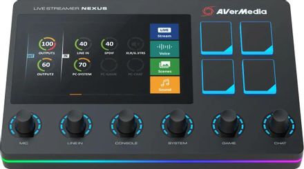 Усилитель для наушников AVerMedia NEXUS, стационарный, черный